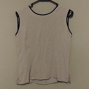 Talbot beige blouse with no sleeves